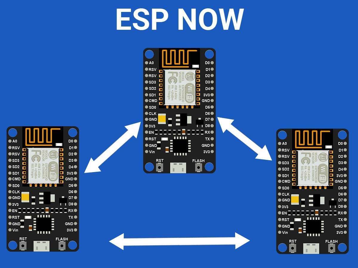 Beginners Guide Esp Now Esp8266 Nodemcu Using Arduino Ide Nod